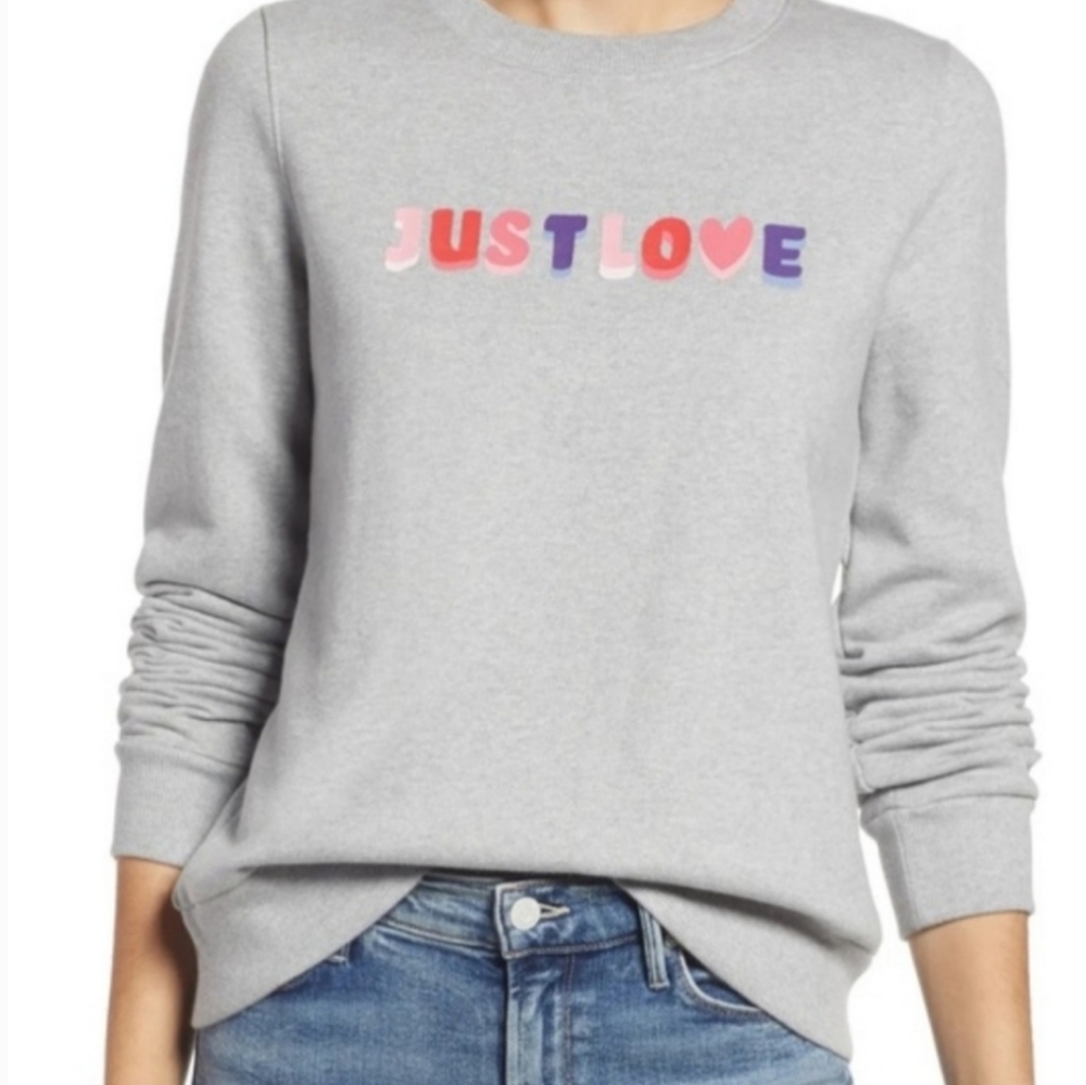 Halogen Just Love Sweatshirt Size X-Small